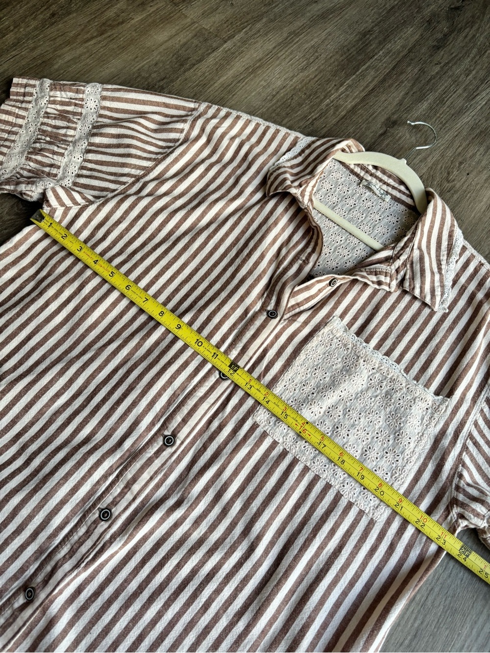Free PeopleClear Skies Lounge Shirt Medium - Picture 8 of 10